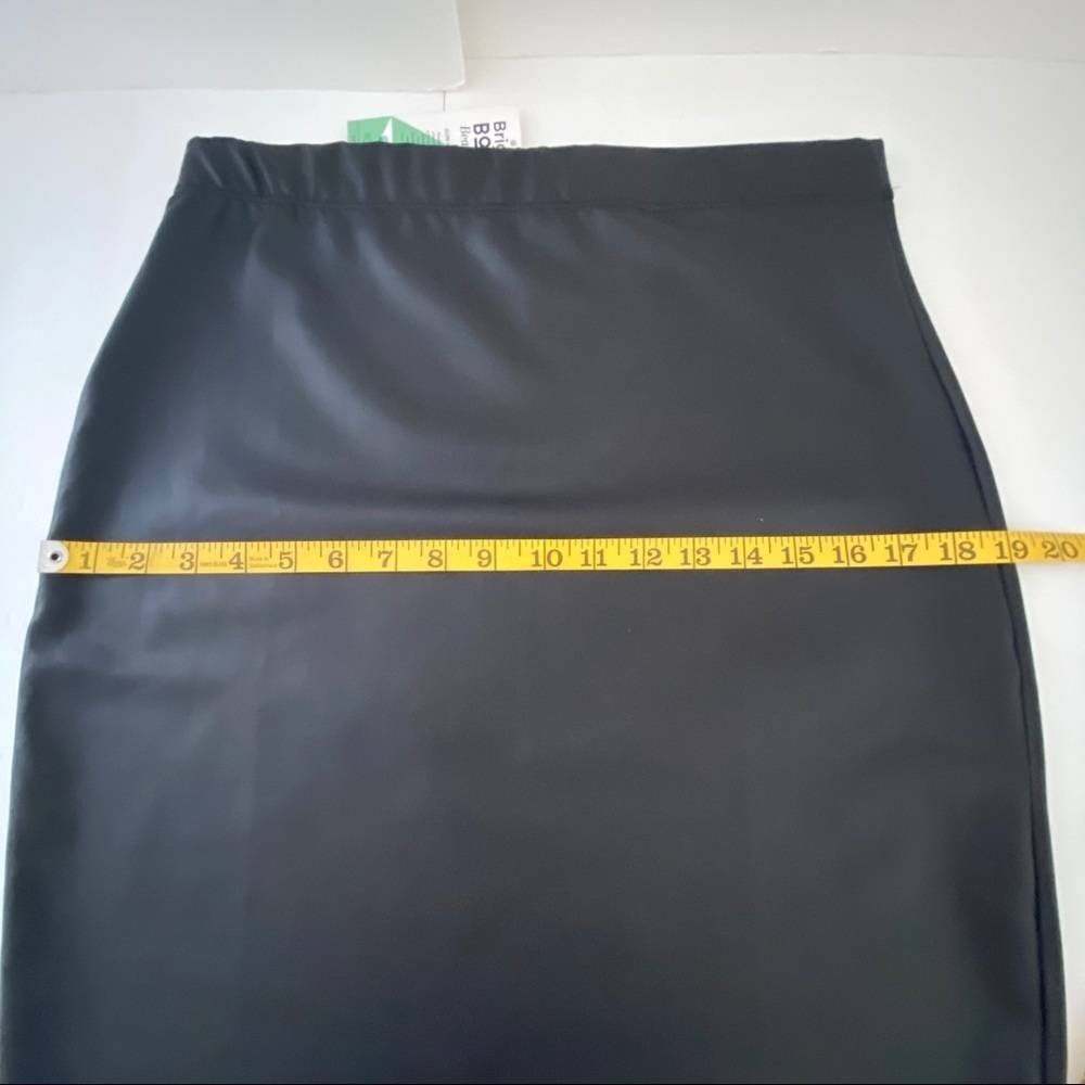 11. Honey and Lace Vegan Faux Leather Pleather Skirt - Picture 10 of 11